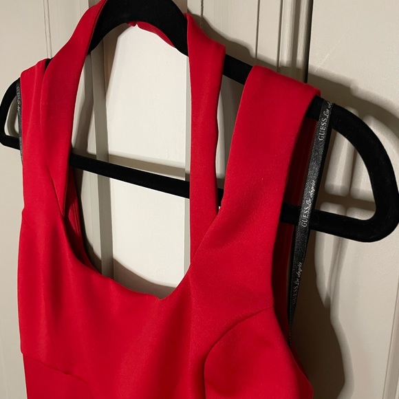 Red Bodycon Bandage Dress - Picture 6 of 6